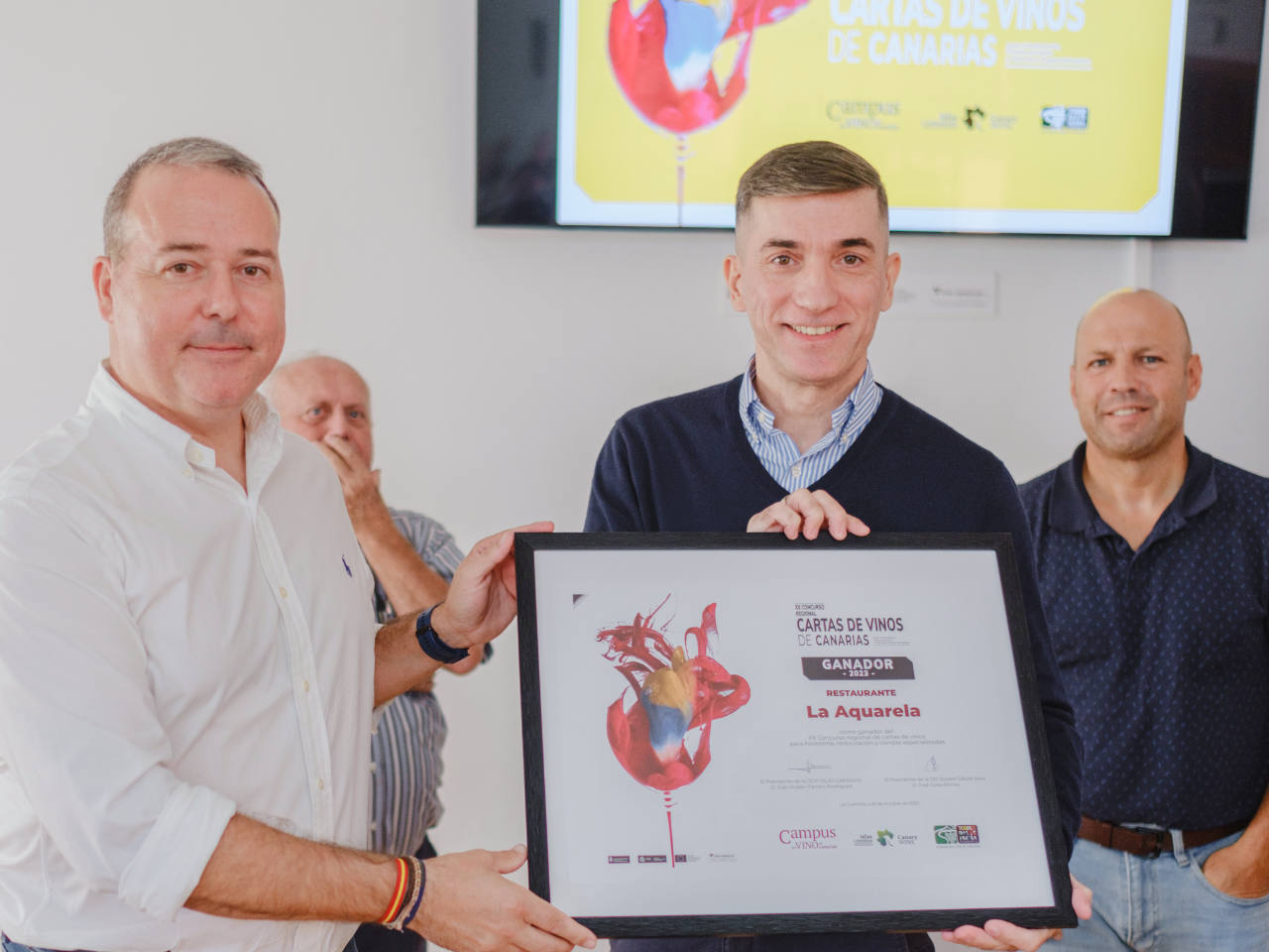 El Restaurante La Aquarela, ganador del XX Concurso Regional de “Cartas de Vinos de Canarias” para Hostelería, Restauración y Tiendas Especializadas