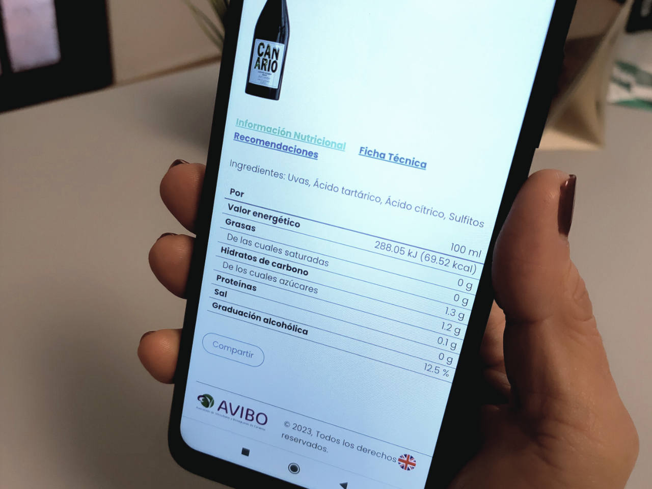 AVIBO lanza CANARYWINE.app, la solución en línea para el etiquetado del vino