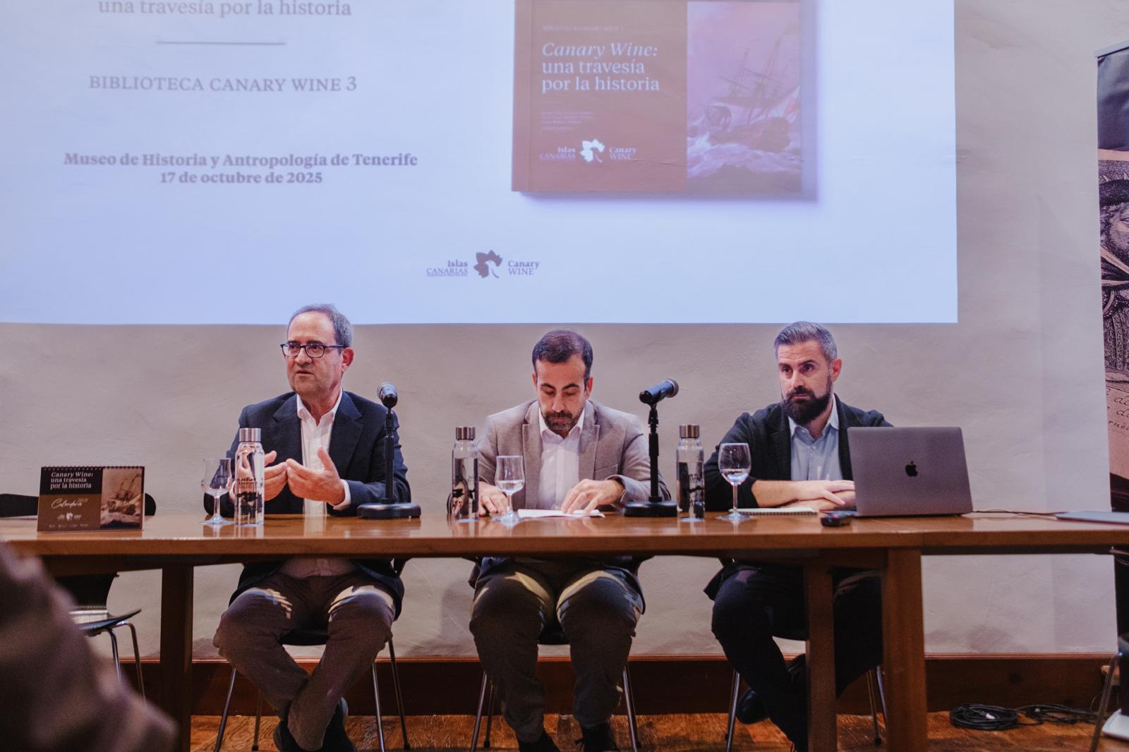 El Museo de Historia y Antropología de Tenerife acoge la presentación del libro “Canary Wine: una travesía por la historia”