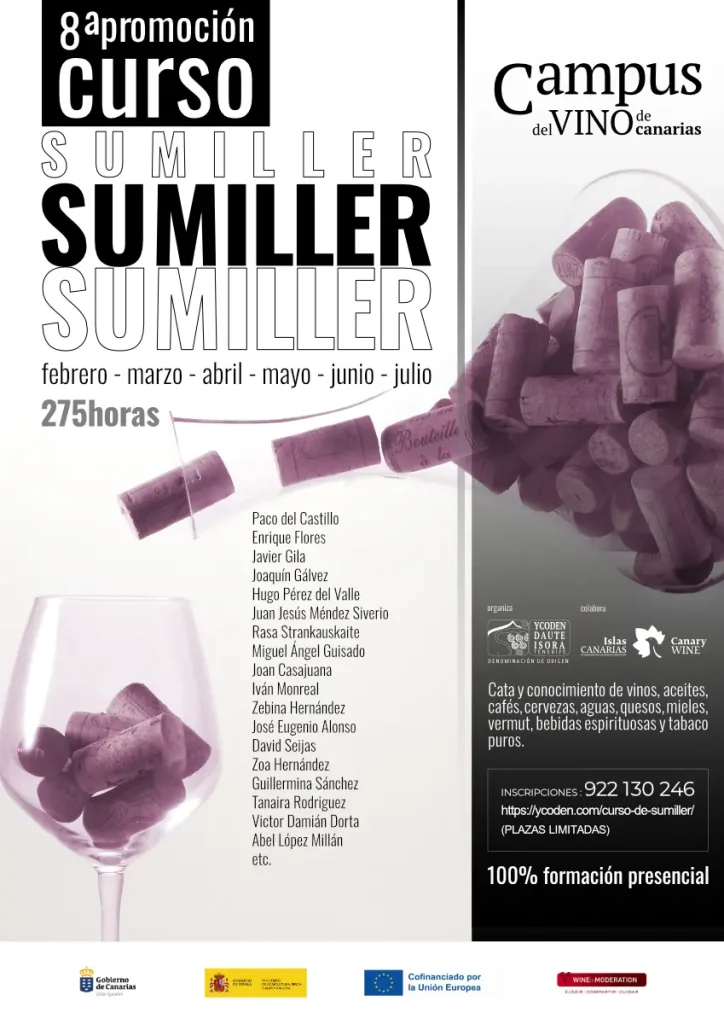 Cartel Curso Sumiller 2026